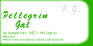 pellegrin gal business card
